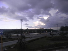 エクセルマクロ達人養成塾塾長ブログ-ハバナに戻ってくると、天気は荒れ模様でした。