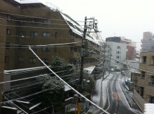 エクセルマクロ達人養成塾塾長ブログ-自宅から、雪。